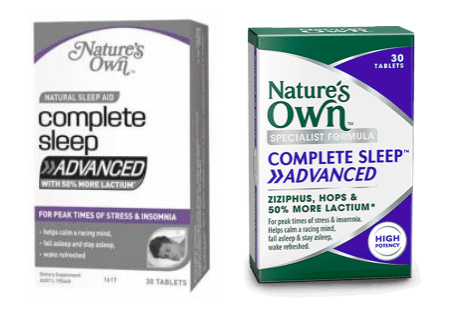 Complete sleep advanced gestion stress sommeil lactium